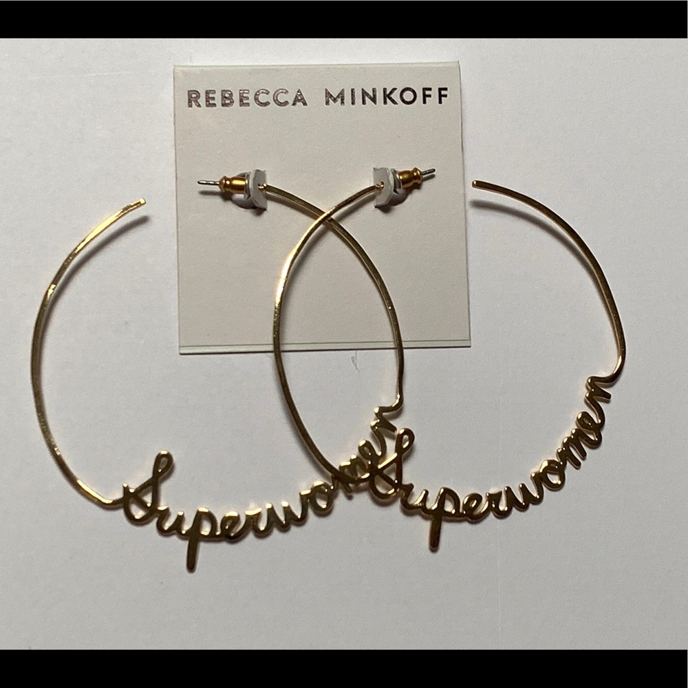 Rebecca Minkoff Gold hoop earrings